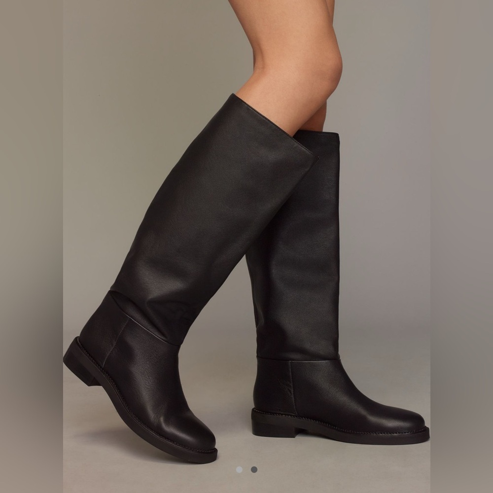Silent D (Anthropologie) Black Knee-High Boots